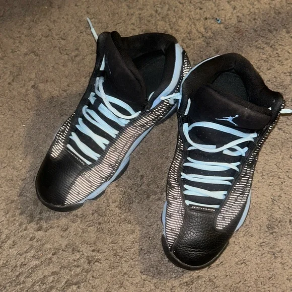 Jordan 13 University blue (Worn twice) University Blue & Black - Air Jordan 13 Retro - Another  main image 3